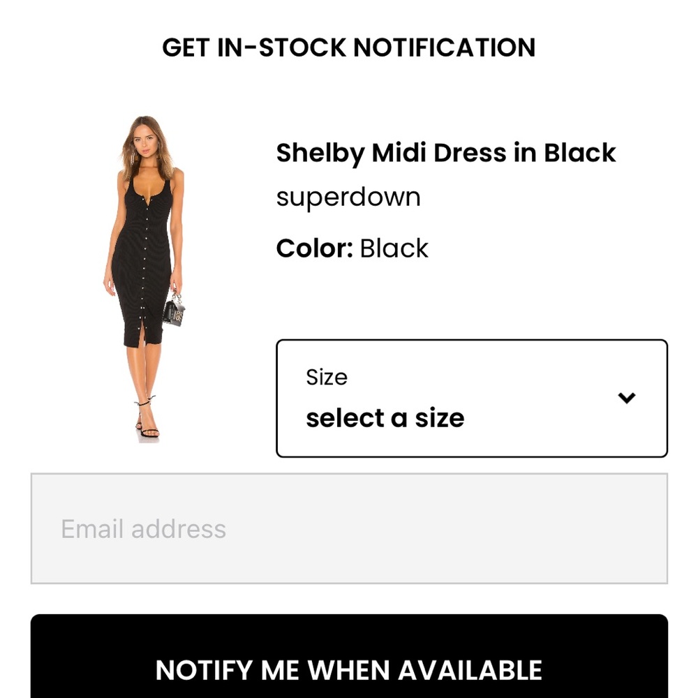 Super down Shelby midi dress